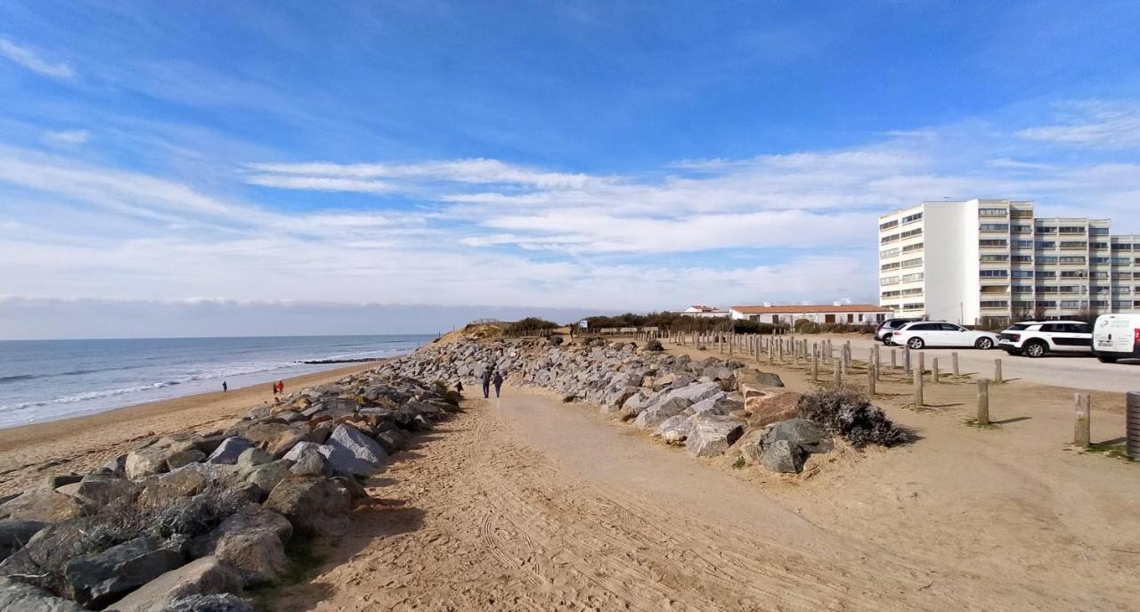 Appart Bord De Mer, 6 Places, Plage, Dune, Parking Gratuit, Rez De Chaussee Saint-Hilaire-de-Riez Dış mekan fotoğraf