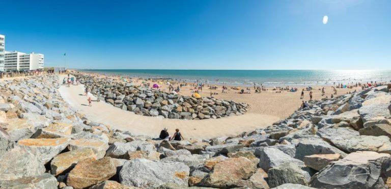 Appart Bord De Mer, 6 Places, Plage, Dune, Parking Gratuit, Rez De Chaussee Saint-Hilaire-de-Riez Dış mekan fotoğraf